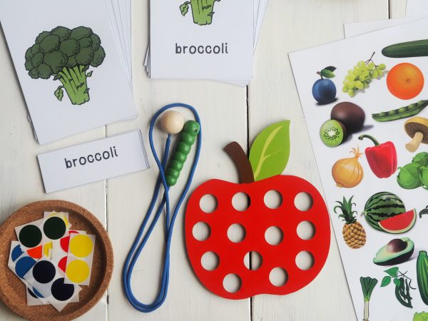 Montessori Inspired Fruit & Vegetables Toddler Activities – My Little ...